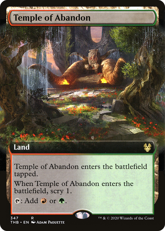 Temple of Abandon (347) (Extended Art)