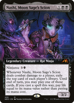 Nashi, Moon Sage's Scion (459) (Extended Art) - Foil