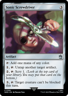 Sonic Screwdriver (0186) - Foil
