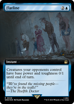 Flatline (0949) (Extended Art) - Surge Foil