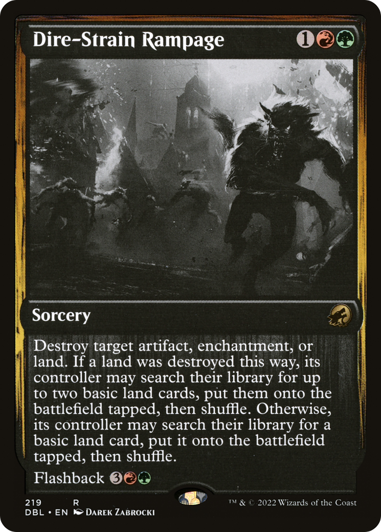 Dire-Strain Rampage - Foil