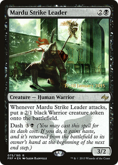 Mardu Strike Leader (075) (Prerelease) - Foil