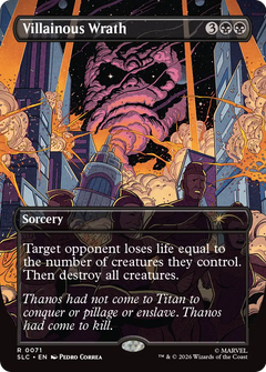 Villainous Wrath (0071) (Borderless) (SLC) - Foil