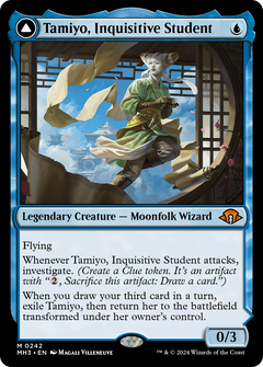 Tamiyo, Inquisitive Student // Tamiyo, Seasoned Scholar (MH3) - Foil