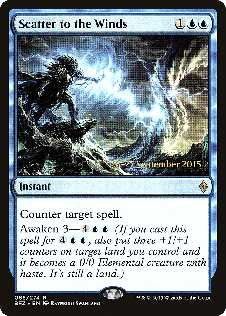 Scatter to the Winds (085) (Prerelease) - Foil