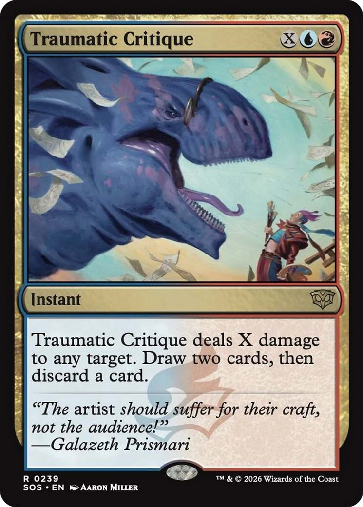 Traumatic Critique (0239) (SOS) - Foil