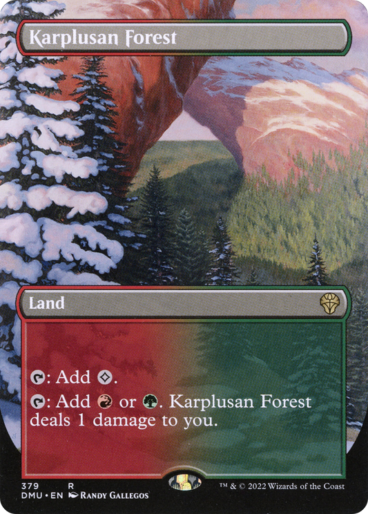 Karplusan Forest (379) (Borderless) - Foil