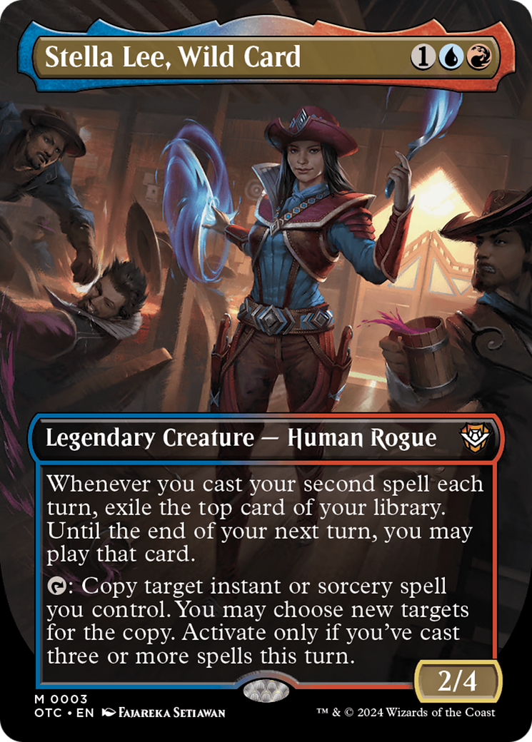 Stella Lee, Wild Card (0003) (Borderless) - Foil