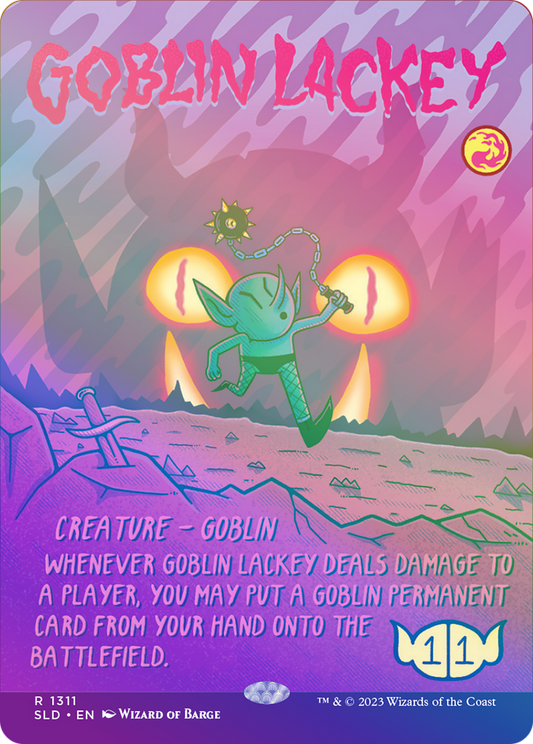 Goblin Lackey (1311) (Showcase) - Rainbow Foil