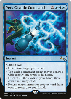 Very Cryptic Command (Untap Two)