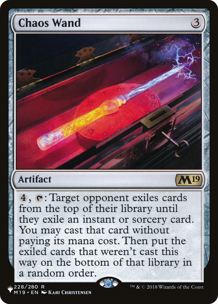 Chaos Wand (M19-0228) (PLST)