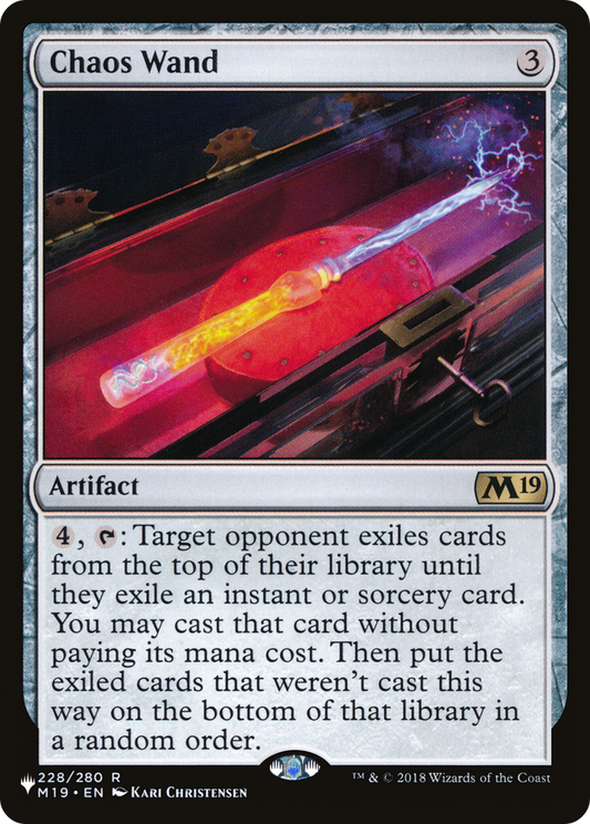 Chaos Wand (M19-0228) (PLST)