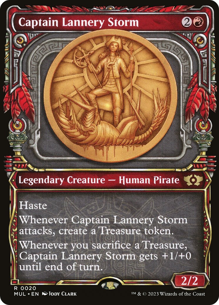 Captain Lannery Storm (0020) (Showcase) - Foil