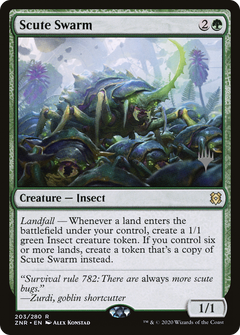 Scute Swarm (203) (Promo Pack) - Foil