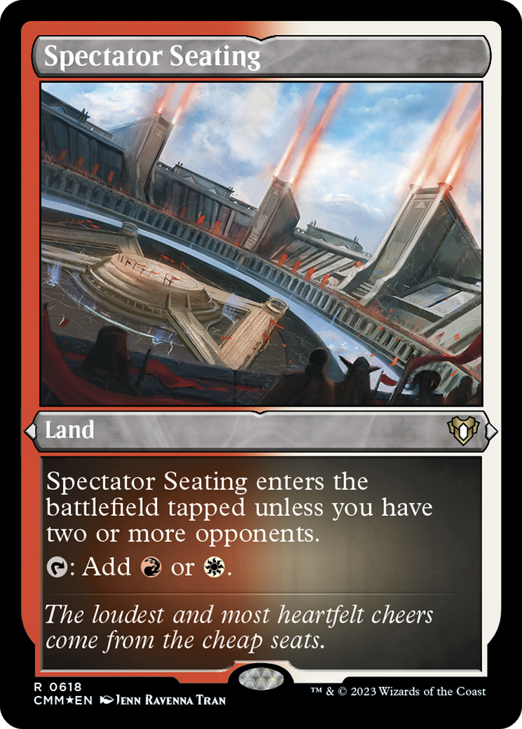 Spectator Seating (0618) - Foil Etched
