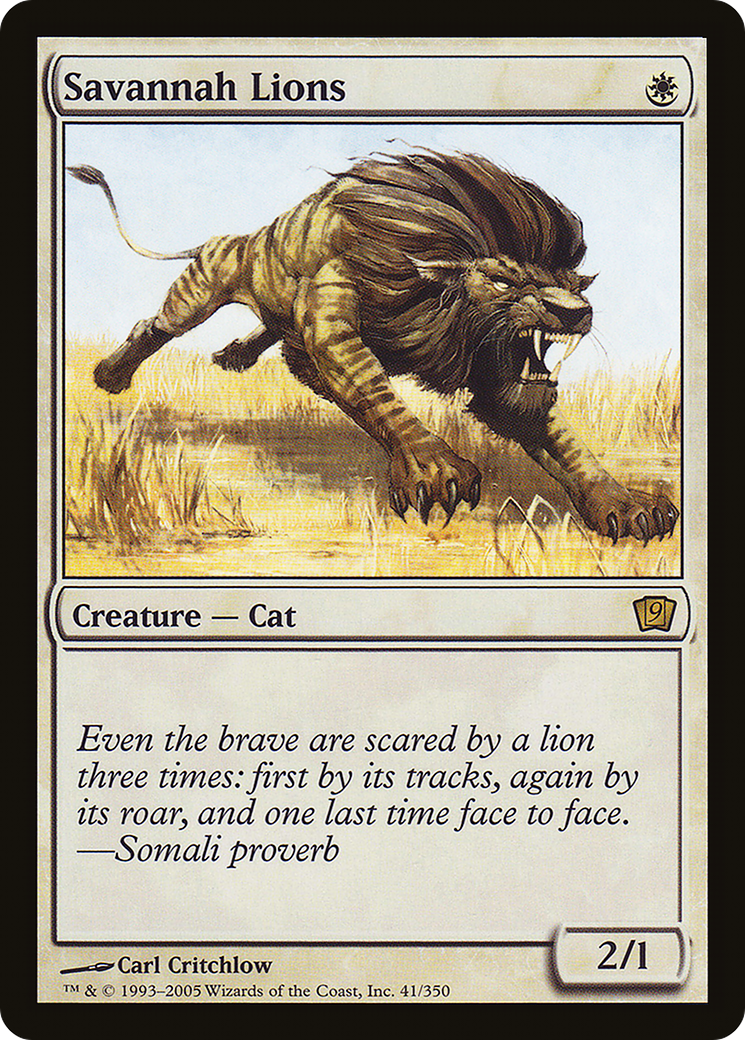Savannah Lions - Foil