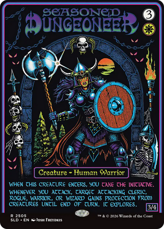 Seasoned Dungeoneer (2505) (Showcase) (SLD) - Foil