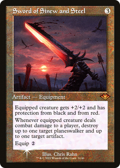 Sword of Sinew and Steel (031) (Retro Frame) - Foil