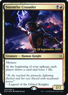 Stormfist Crusader (203) (Prerelease) - Foil
