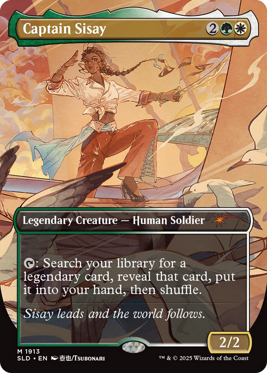 Captain Sisay (1913) (Borderless) - Foil