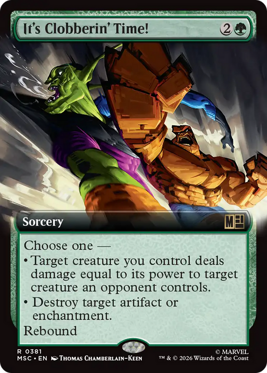 It's Clobberin' Time! (0381) (Extended Art) (MSC)