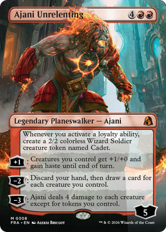 Ajani Unrelenting (0308) (Borderless) (FRA) - Foil
