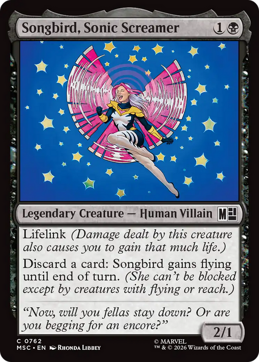 Songbird, Sonic Screamer (MSC) - Foil