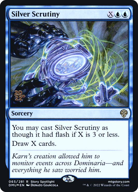 Silver Scrutiny (065) (Prerelease) - Foil