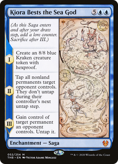 Kiora Bests the Sea God - Foil