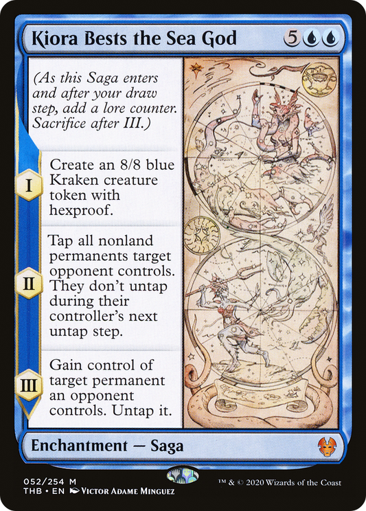 Kiora Bests the Sea God - Foil