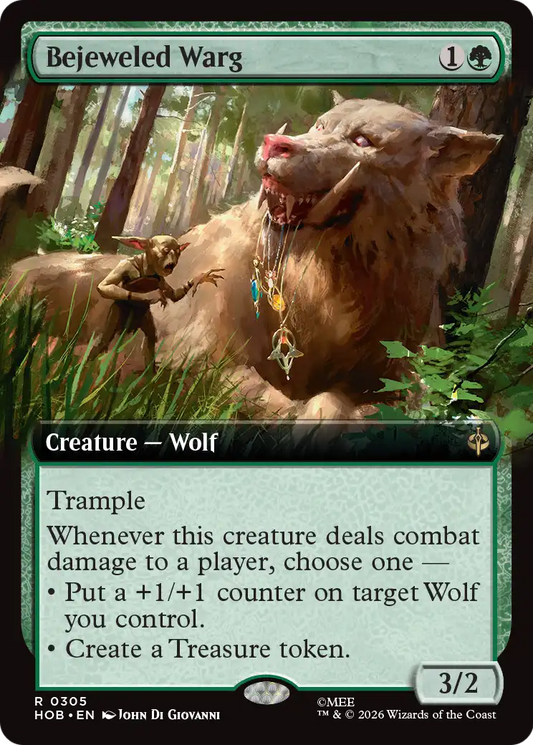 Bejeweled Warg (0305) (Extended Art) (HOB)