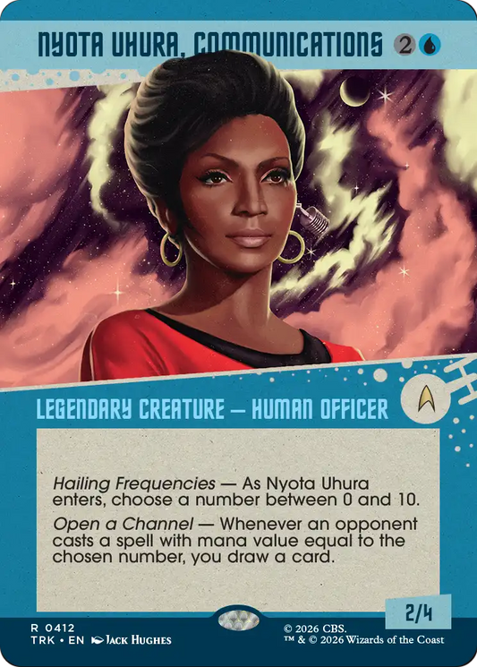 Nyota Uhura, Communications (0412) (Showcase) (TRK) - Foil