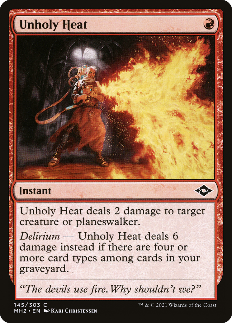 Unholy Heat - Foil