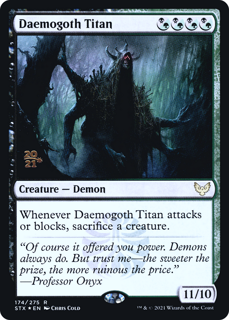 Daemogoth Titan (174) (Prerelease) - Foil