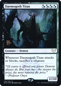 Daemogoth Titan (174) (Prerelease) - Foil