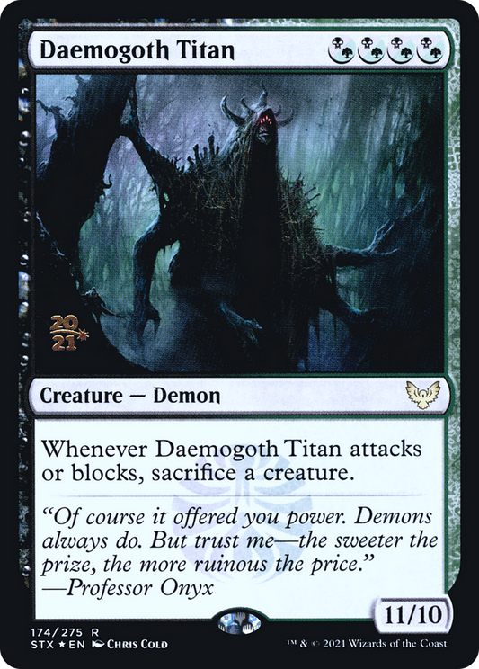 Daemogoth Titan (174) (Prerelease) - Foil