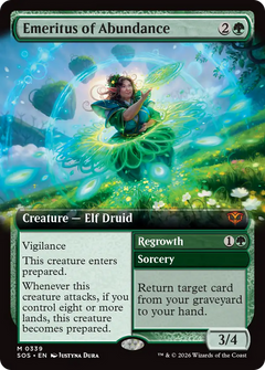 Emeritus of Abundance // Regrowth (0339) (Extended Art) (SOS) - Foil