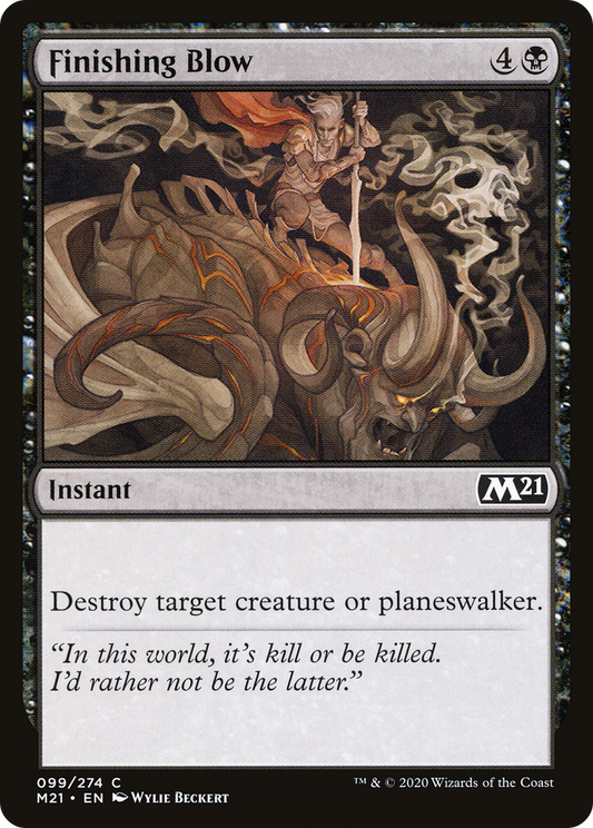 Finishing Blow - Foil