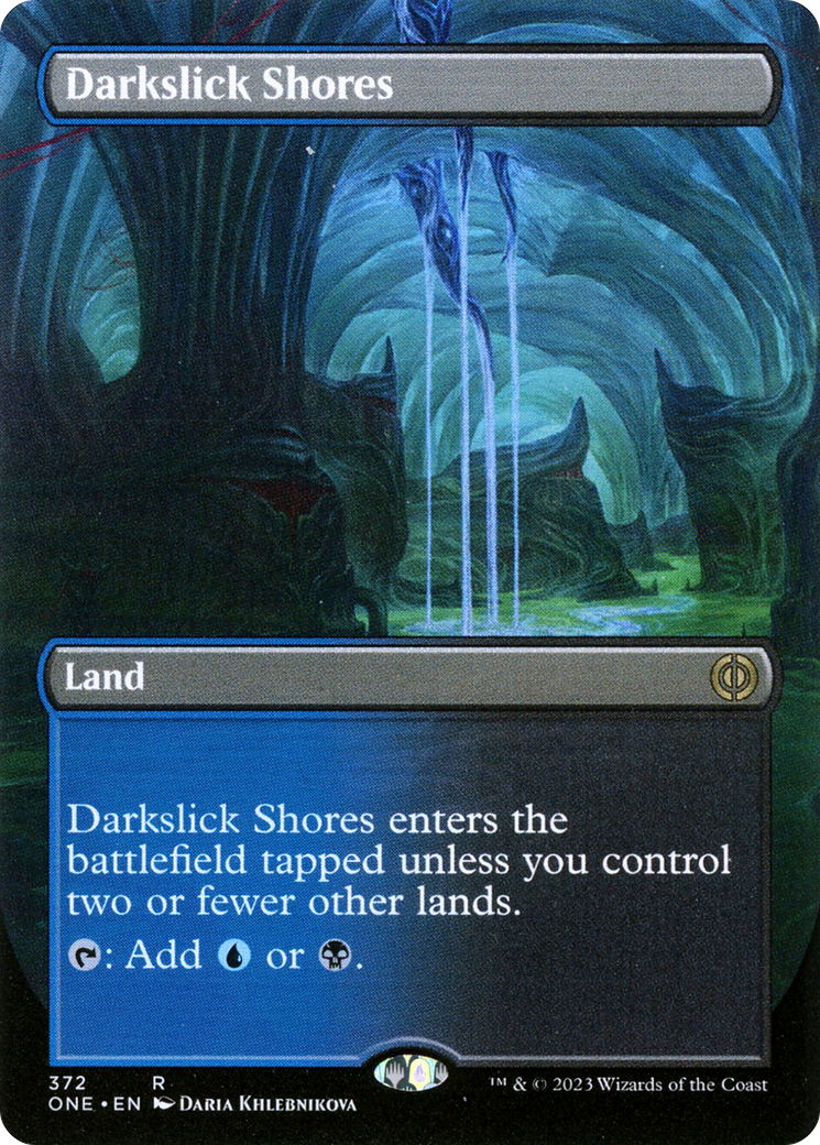 Darkslick Shores (372) (Borderless) - Foil