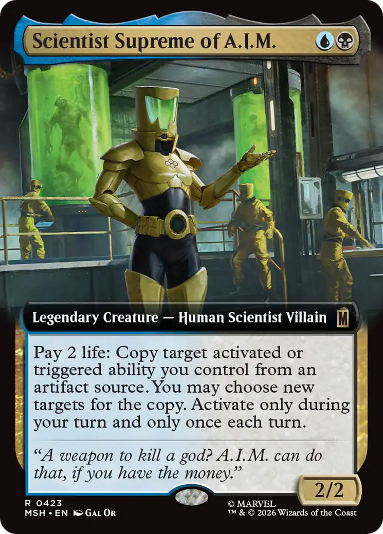 Scientist Supreme of A.I.M. (0423) (Extended Art) (MSH)