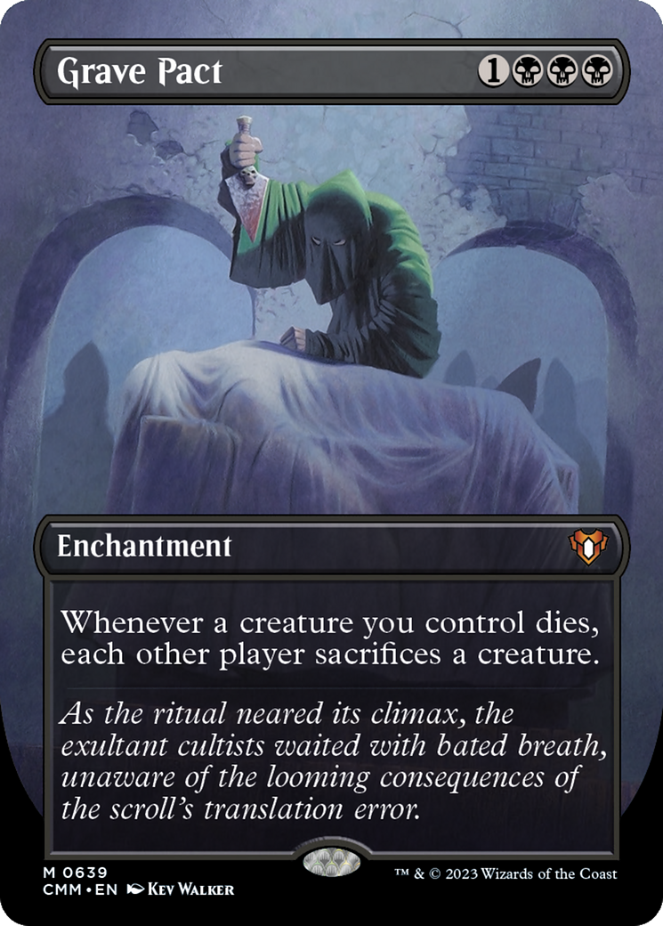 Grave Pact (0639) (Borderless) - Foil