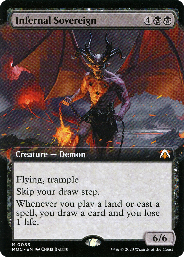 Infernal Sovereign (0083) (Extended Art) - Foil
