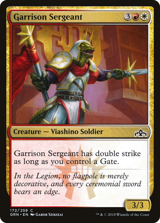 Garrison Sergeant - Foil
