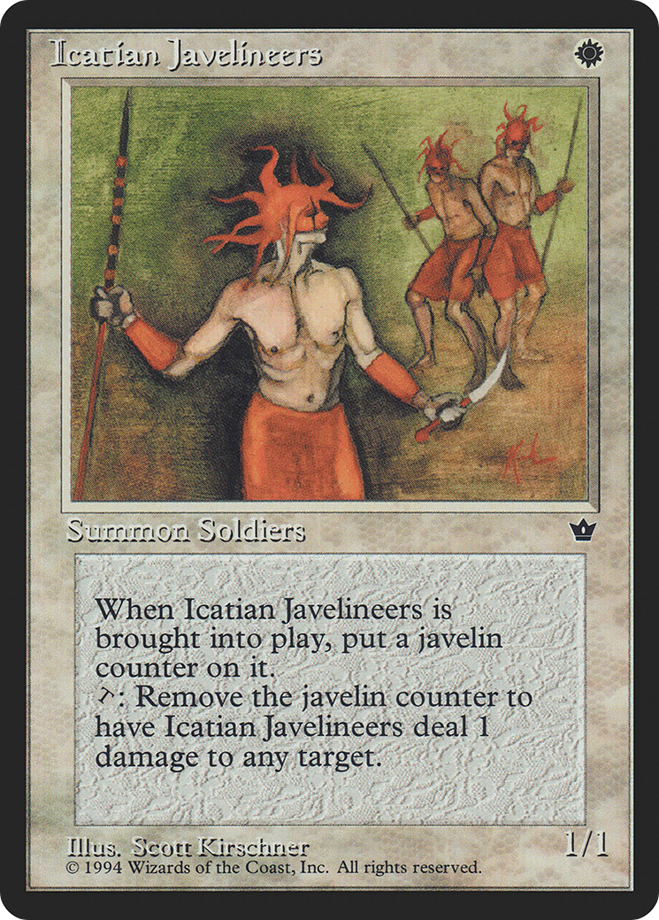 Icatian Javelineers (Illus. Scott Kirschner)