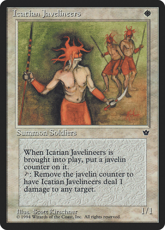 Icatian Javelineers (Illus. Scott Kirschner)
