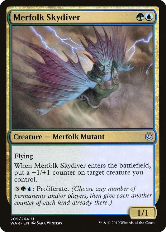 Merfolk Skydiver - Foil