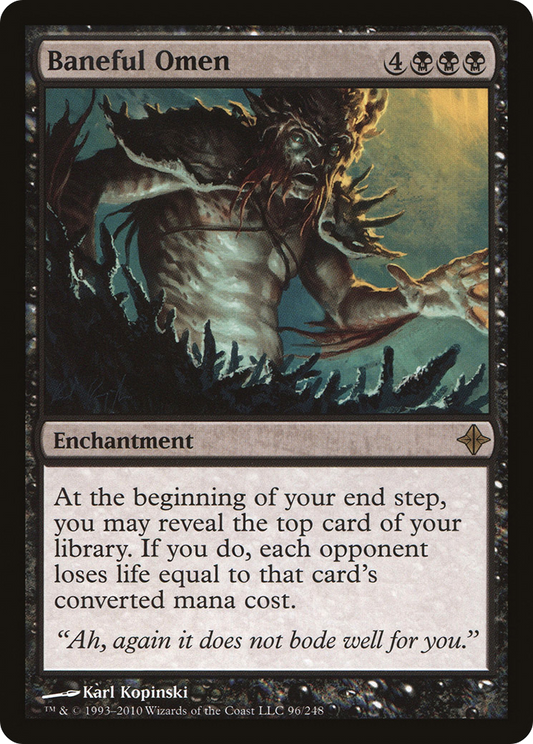 Baneful Omen - Foil