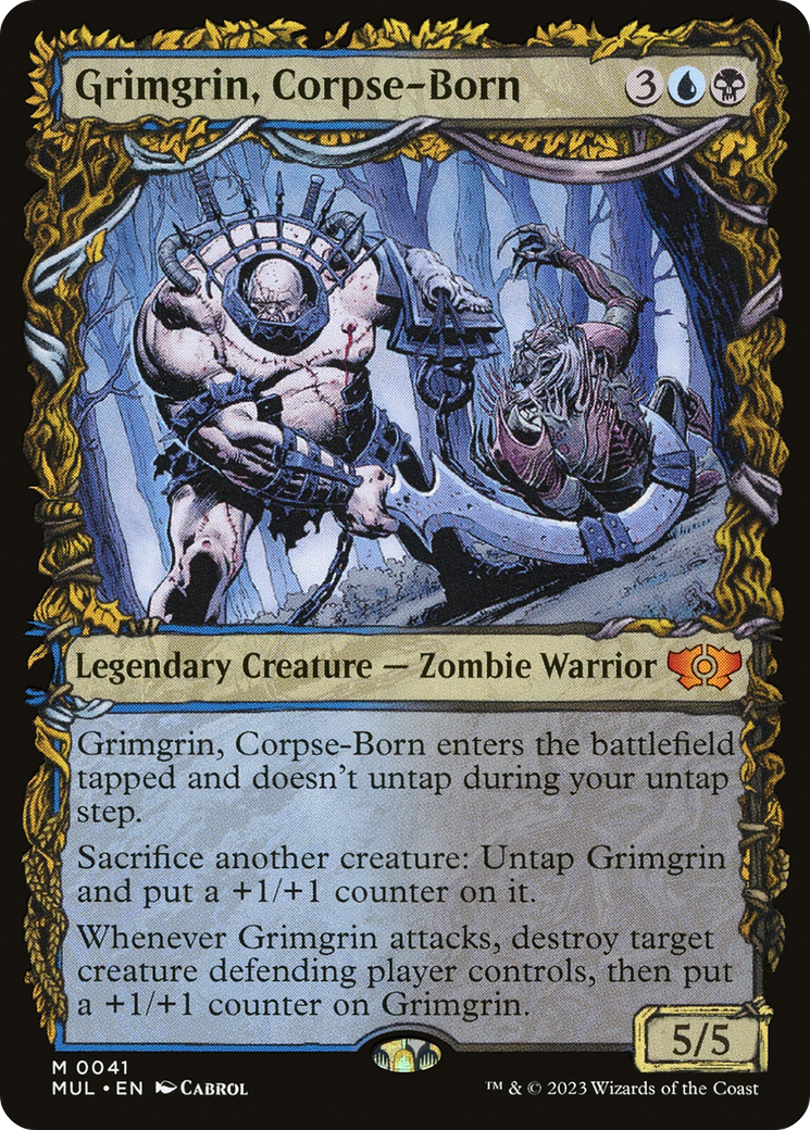 Grimgrin, Corpse-Born (0041) (Showcase) - Foil