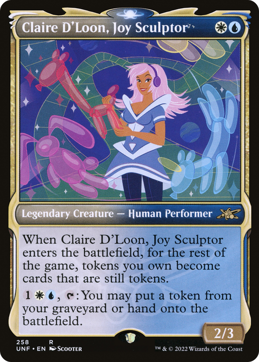 Claire D'Loon, Joy Sculptor (258) (Showcase) - Foil