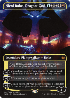 Nicol Bolas, Dragon-God (207) (Borderless) (SDCC)